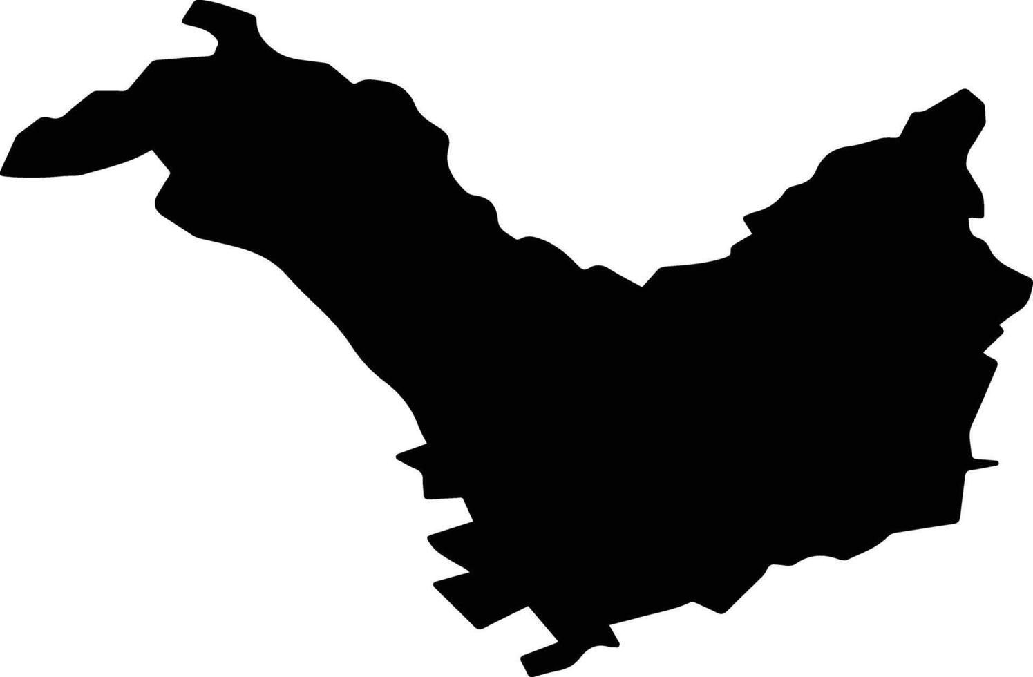 Ptuj Slovenia silhouette map vector