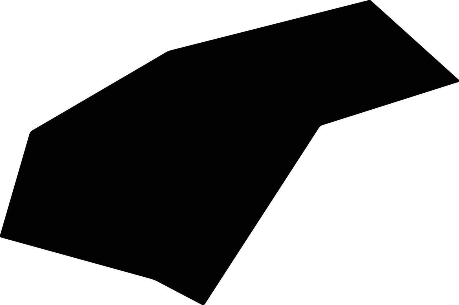 Pudingxian China silhouette map vector