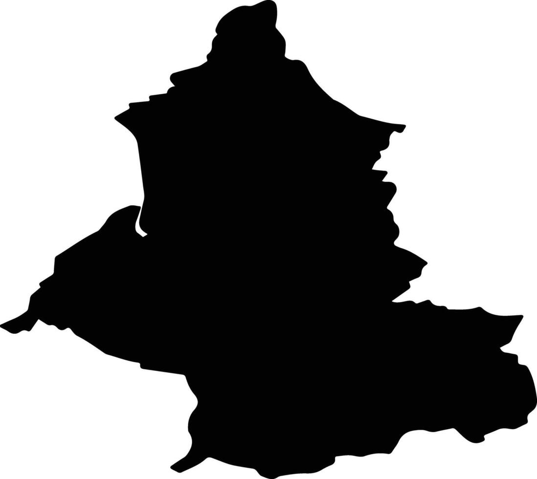 PUCIOASA Romania silhouette map vector