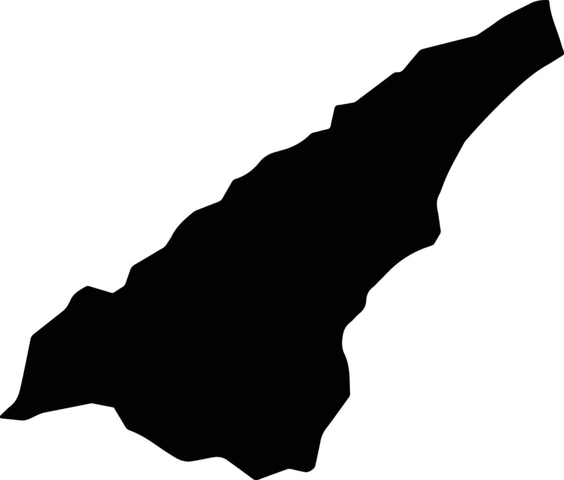 Pueblo Llano Venezuela silhouette map vector