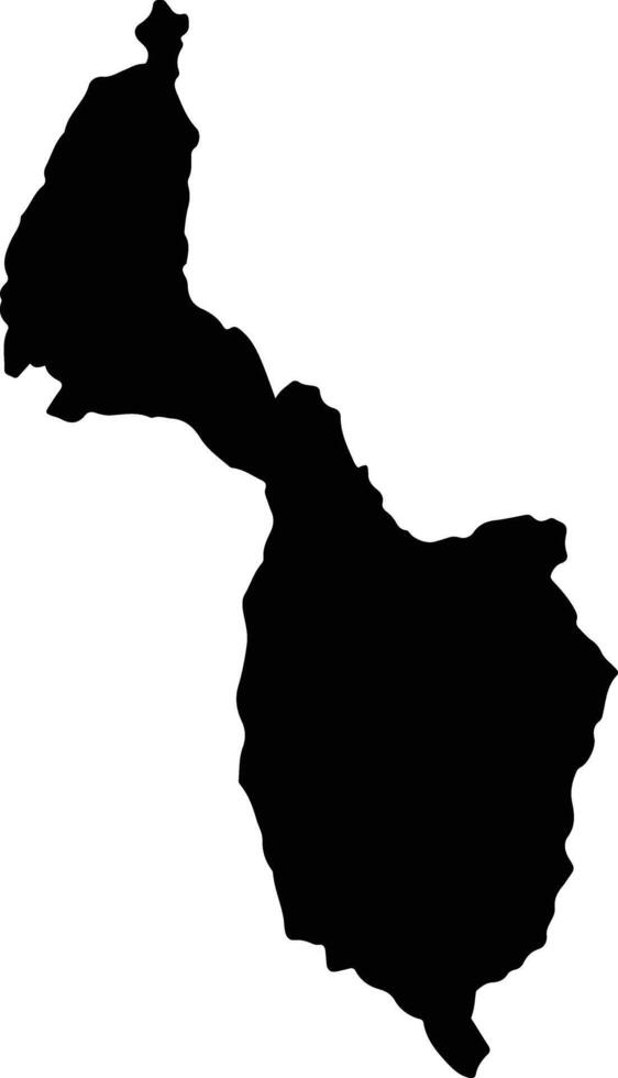 Pueblorrico Colombia silhouette map vector