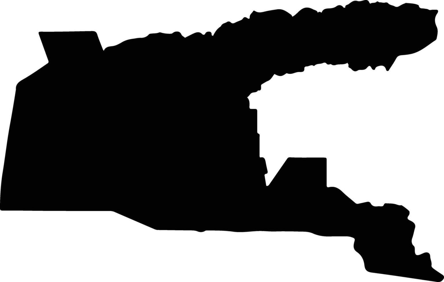Puerto Casado Paraguay silhouette map vector