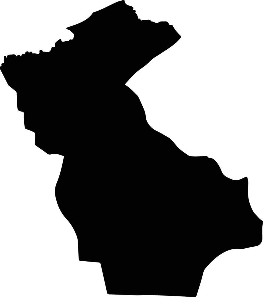 Puncak Indonesia silhouette map vector