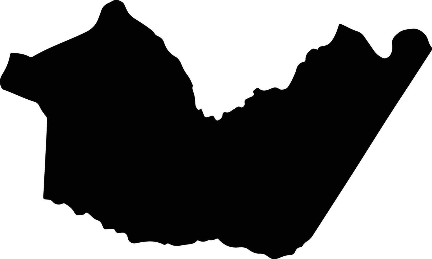 Punceres Venezuela silhouette map vector