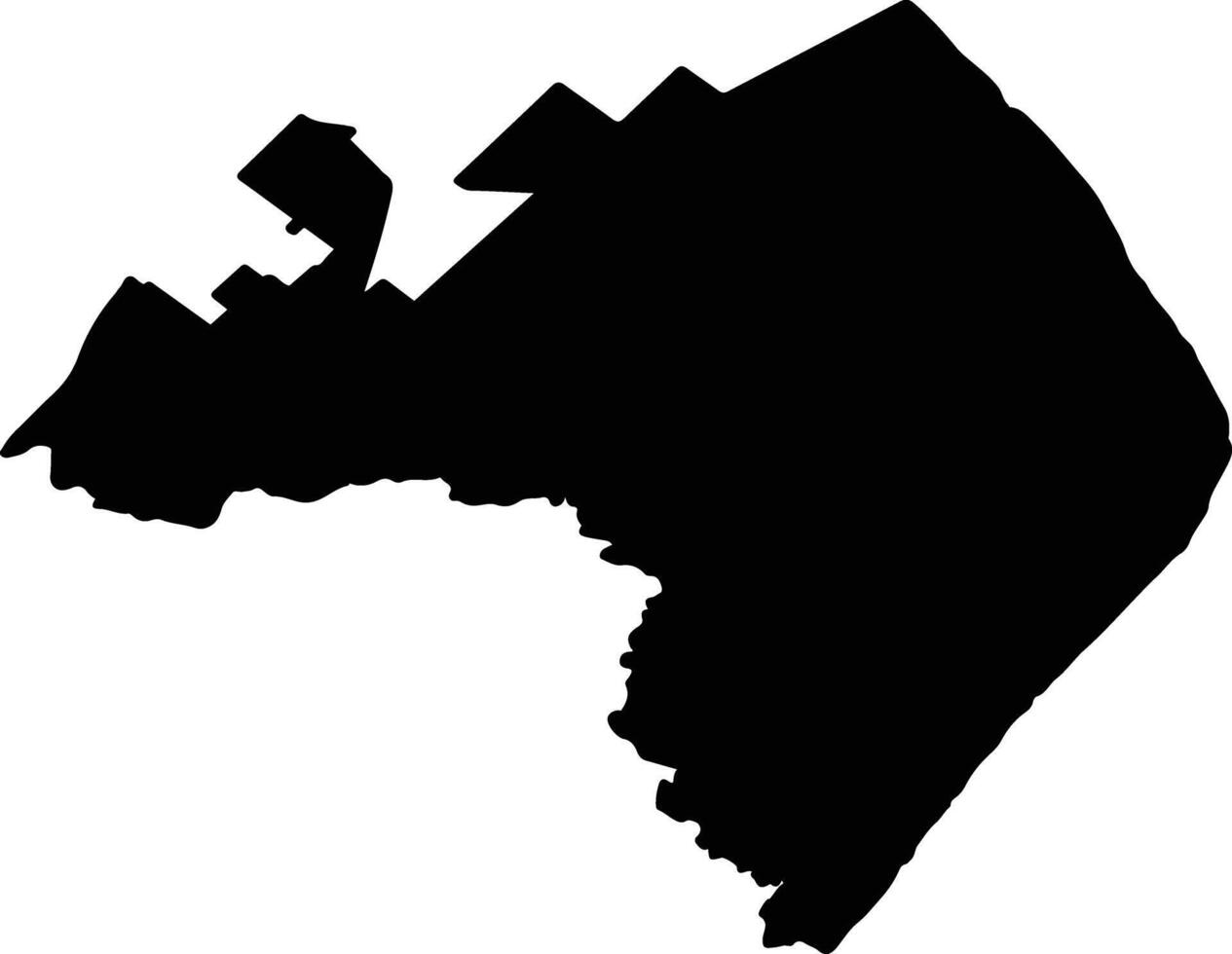 Punta Indio Argentina silhouette map vector