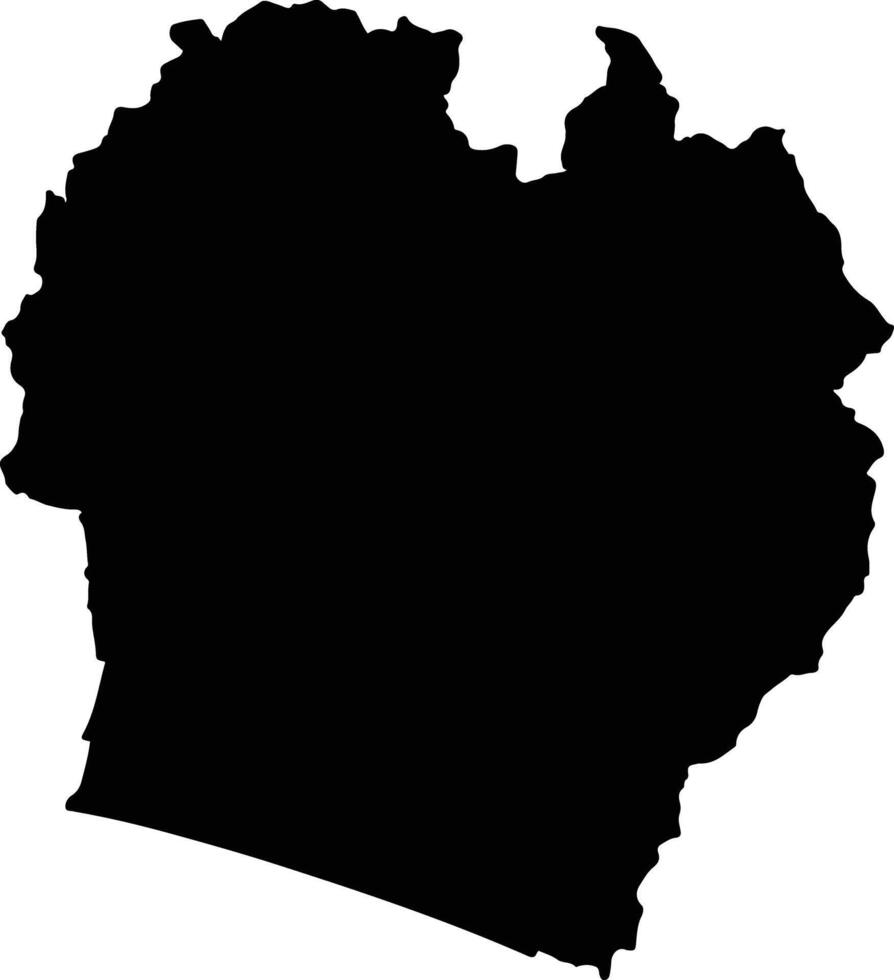 Purworejo Indonesia silhouette map vector