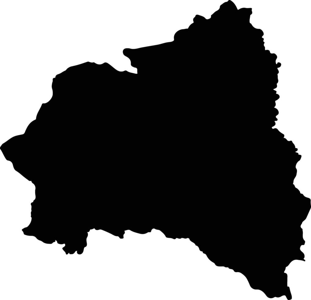 Purwakarta Indonesia silhouette map vector