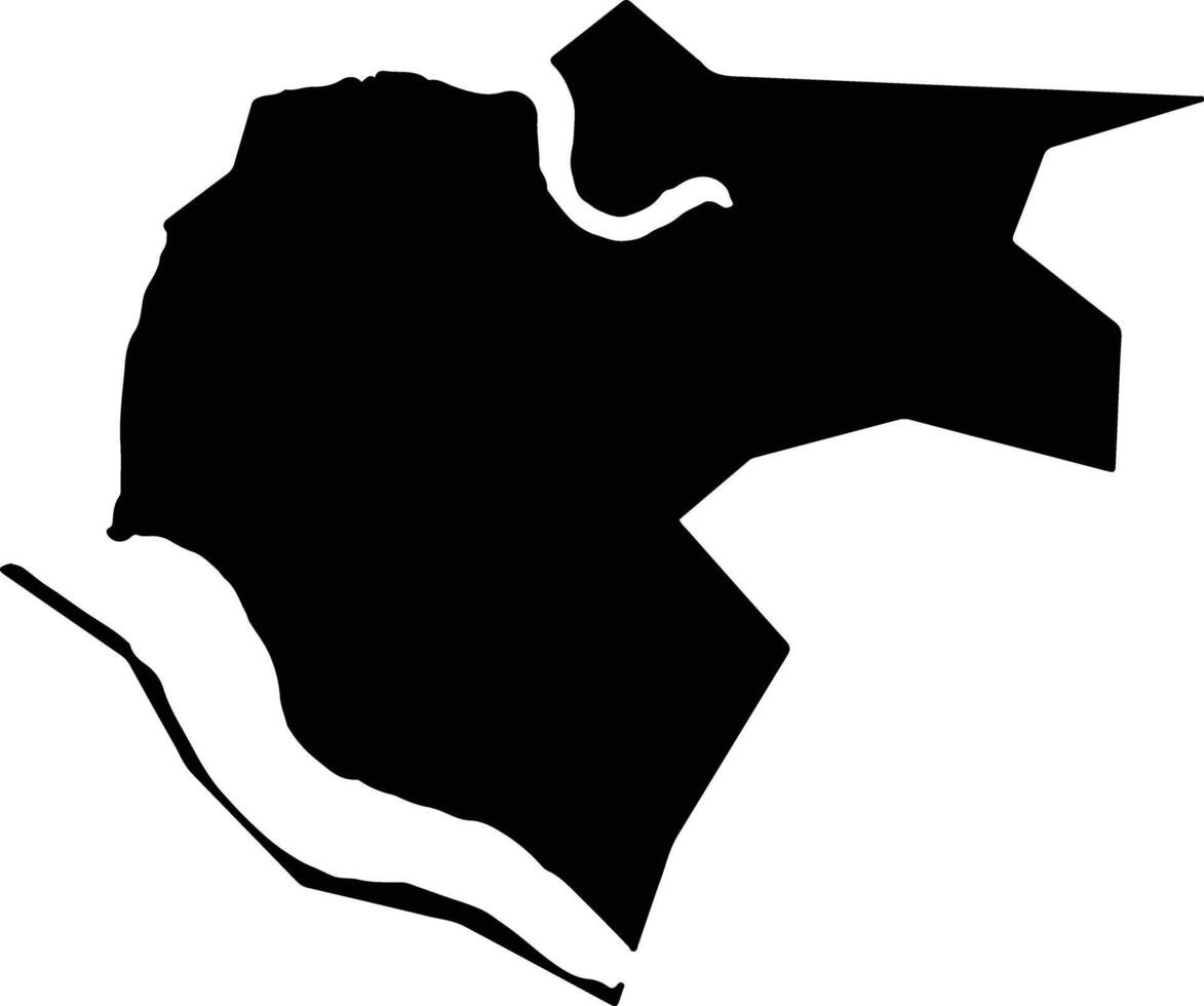 Pusa Malaysia silhouette map vector