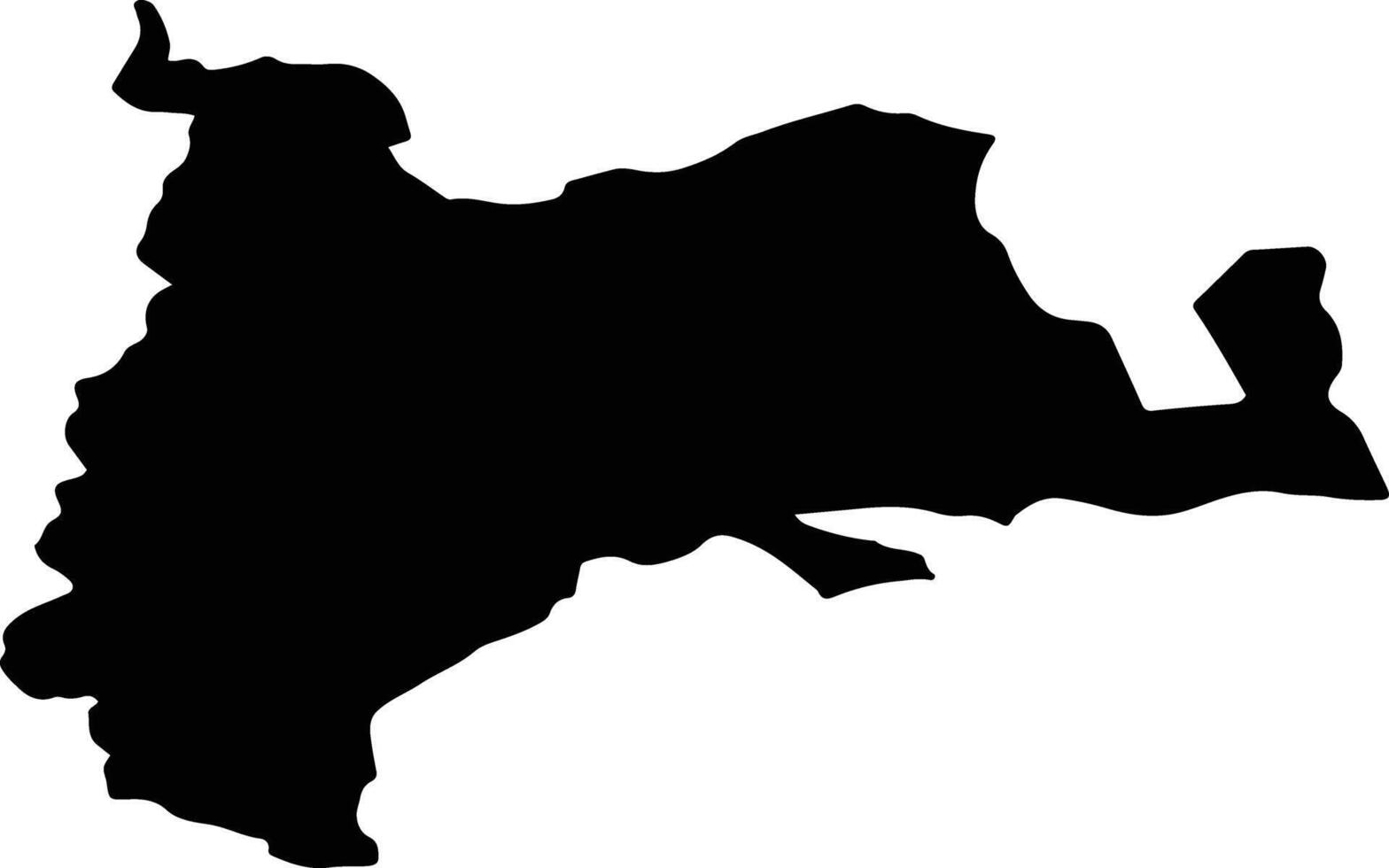 Putscheid Luxembourg silhouette map vector