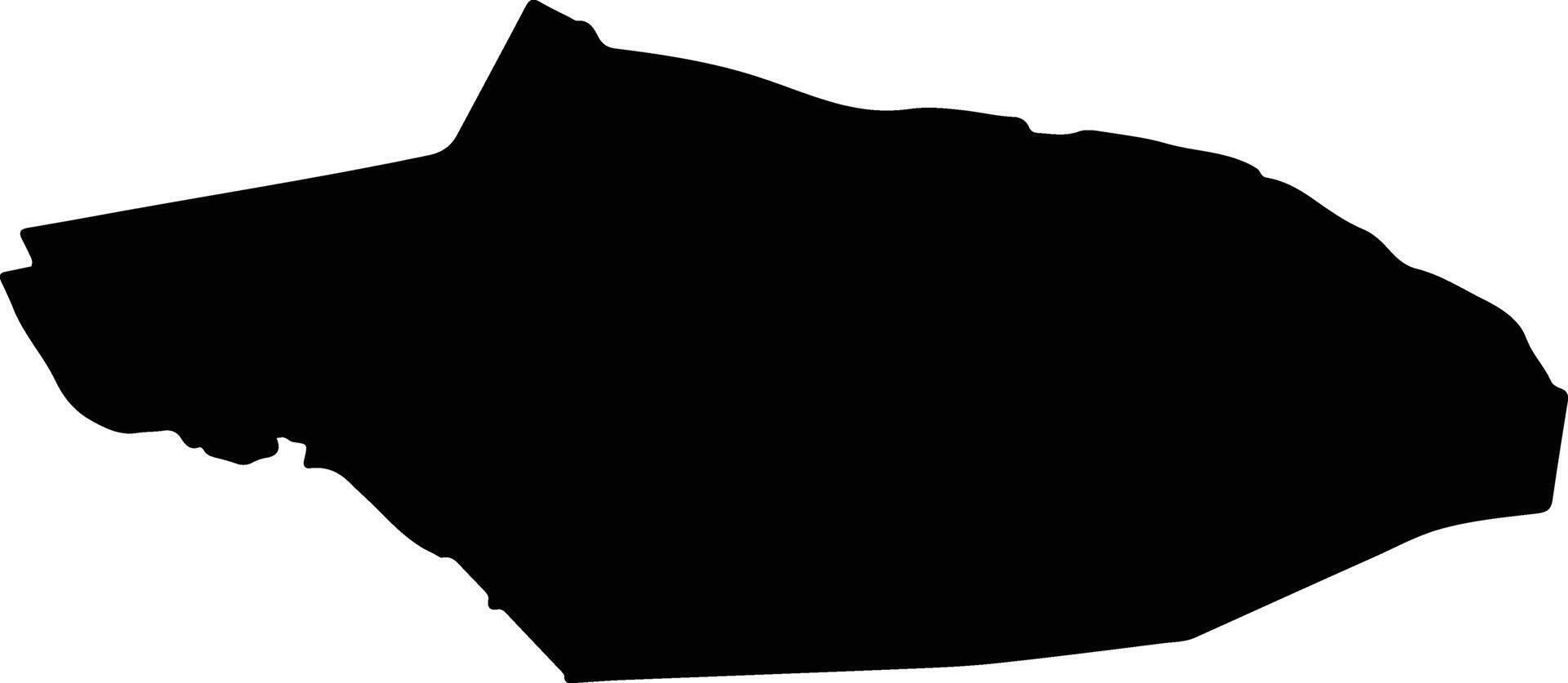 Putten Netherlands silhouette map vector
