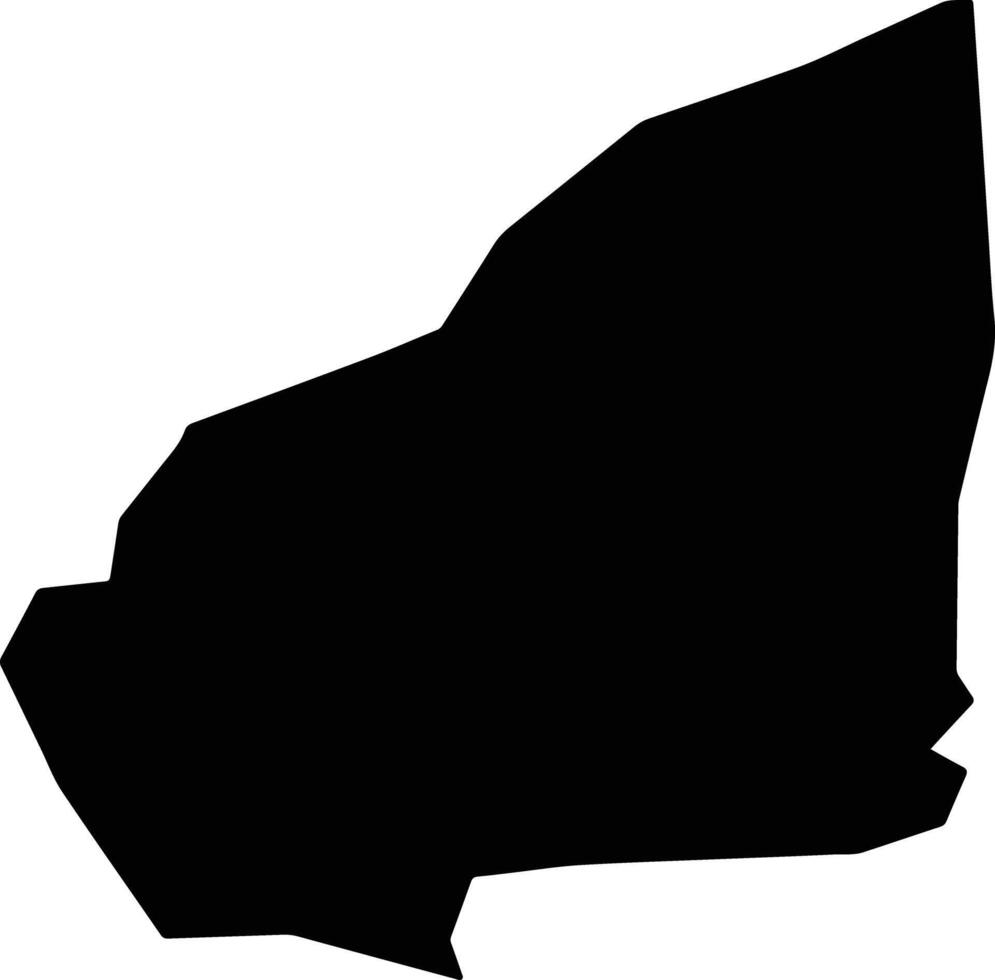 Putu Liberia silhouette map vector