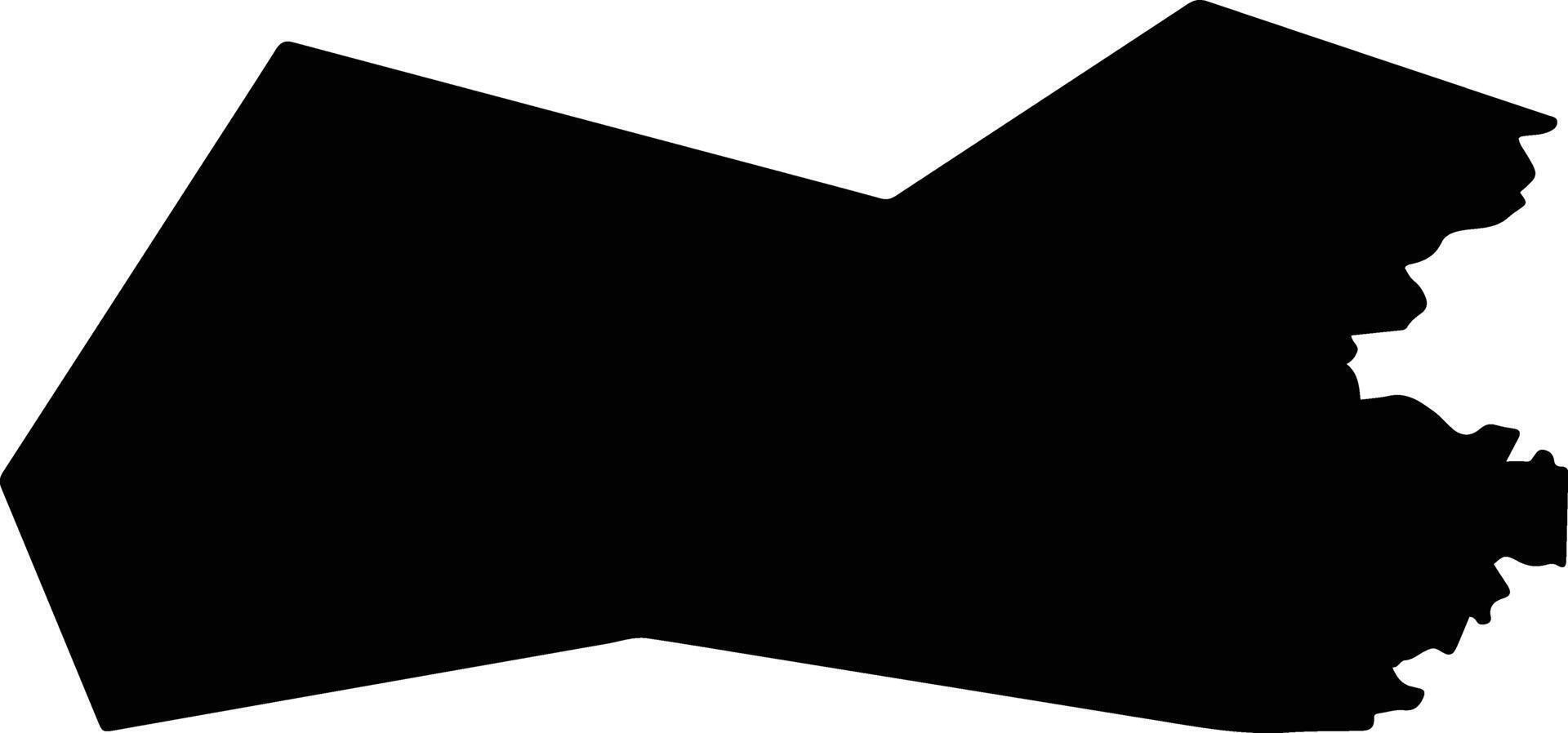 Putyvl Ukraine silhouette map vector