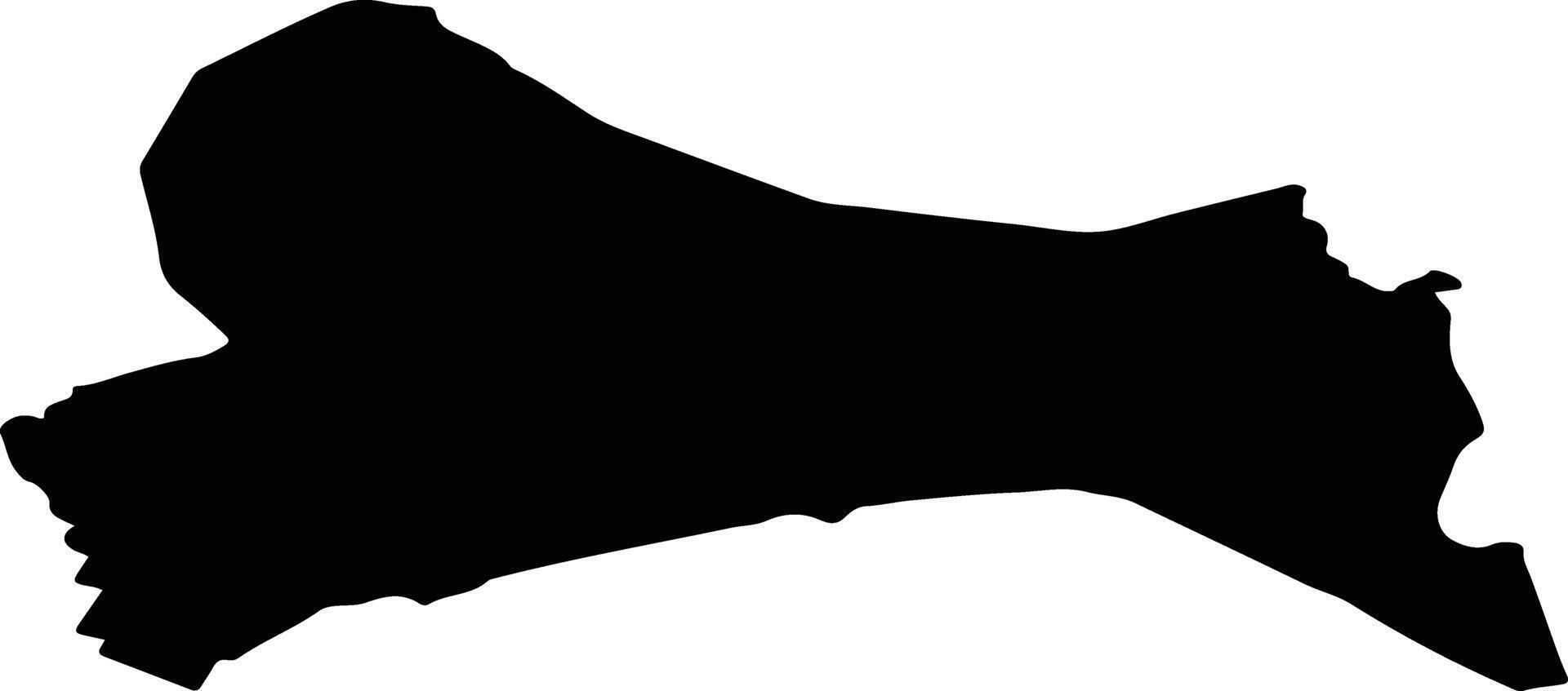 Puzes pag Latvia silhouette map vector