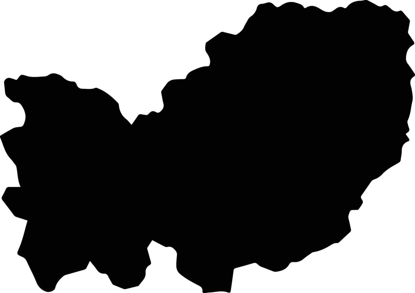 Pyay Myanmar silhouette map vector