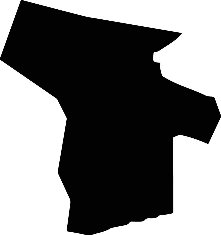 Pyla Cyprus silhouette map vector