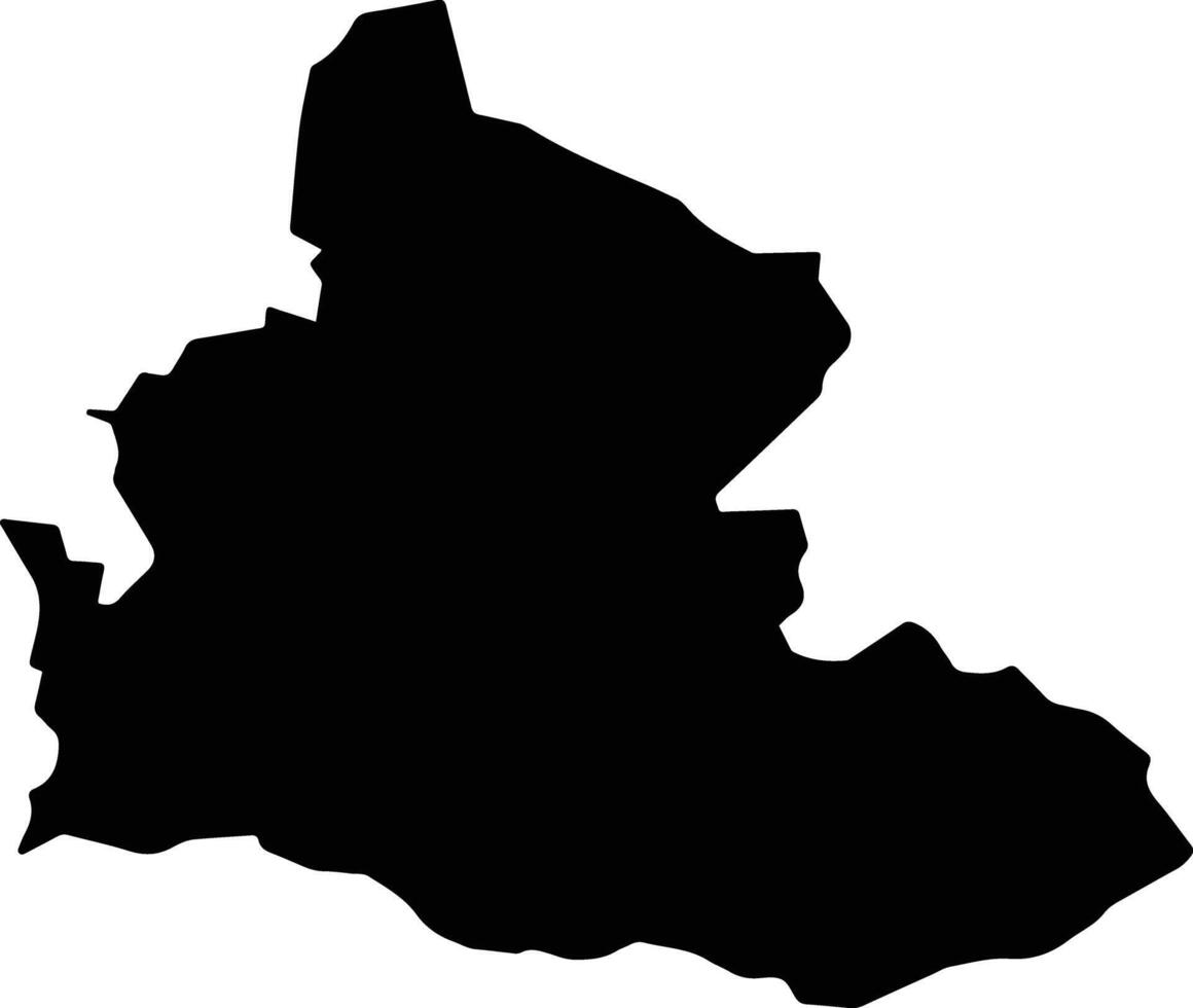 Qadis Afghanistan silhouette map vector