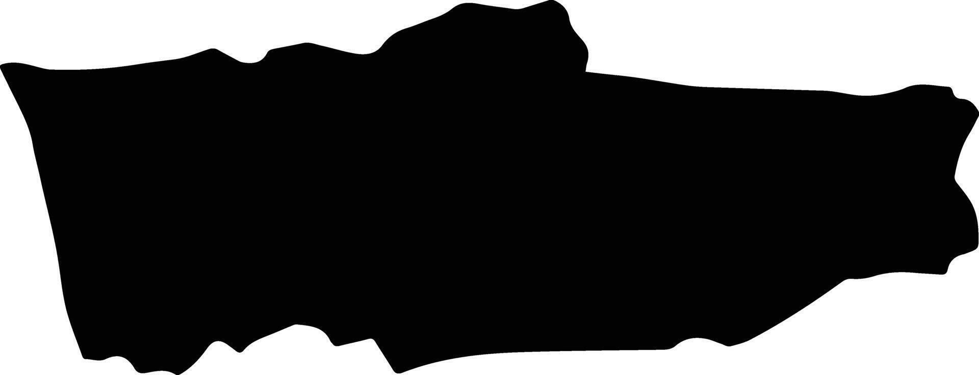 Qala Ka Afghanistan silhouette map vector