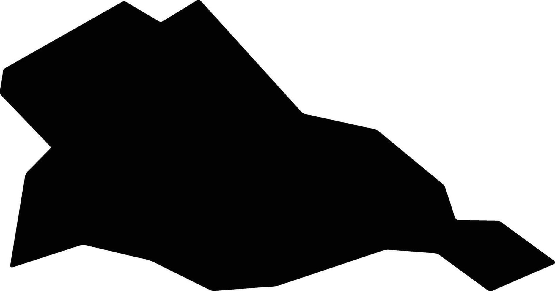 Qalandar Afghanistan silhouette map vector