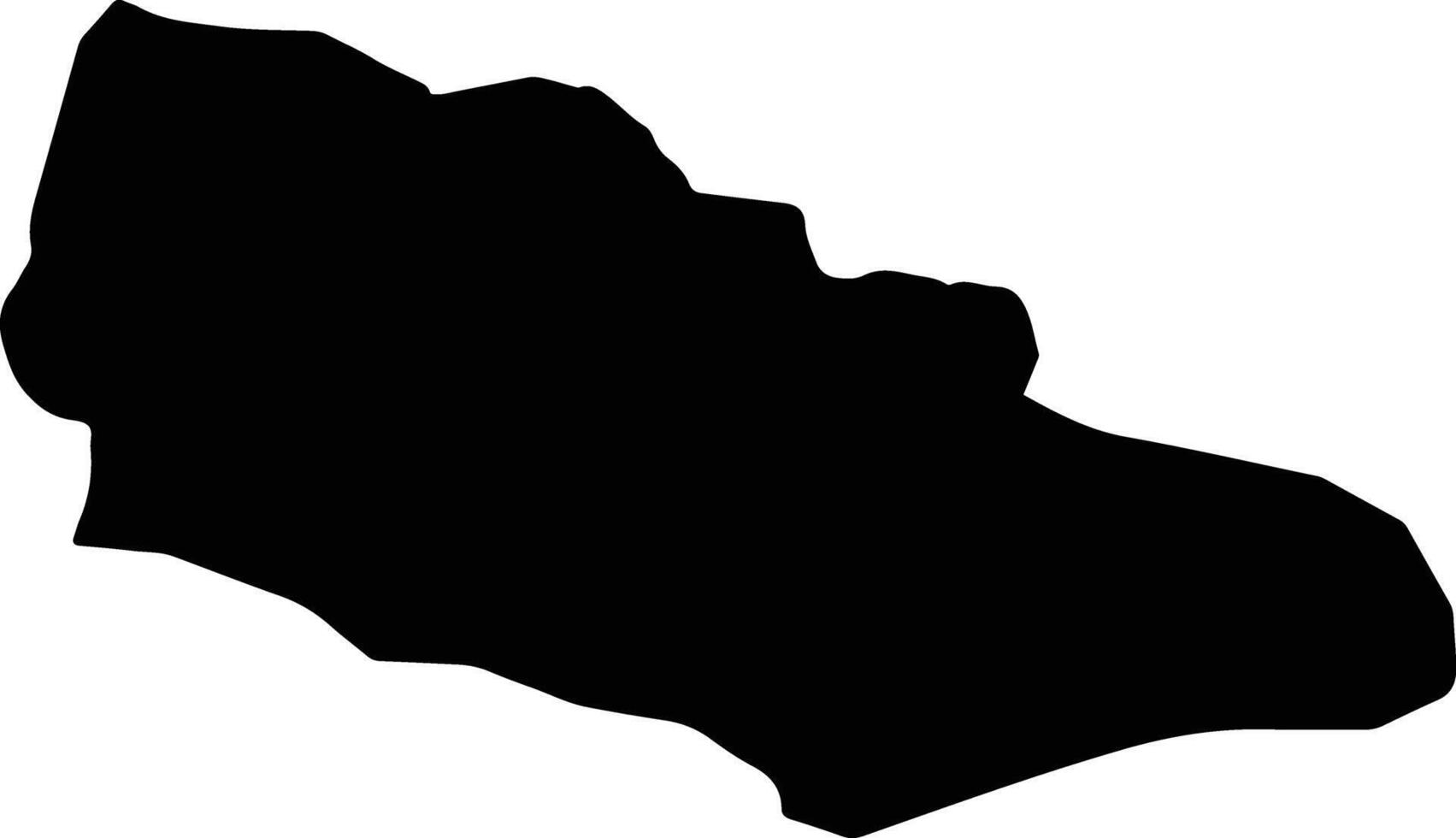 Qarqin Afghanistan silhouette map vector