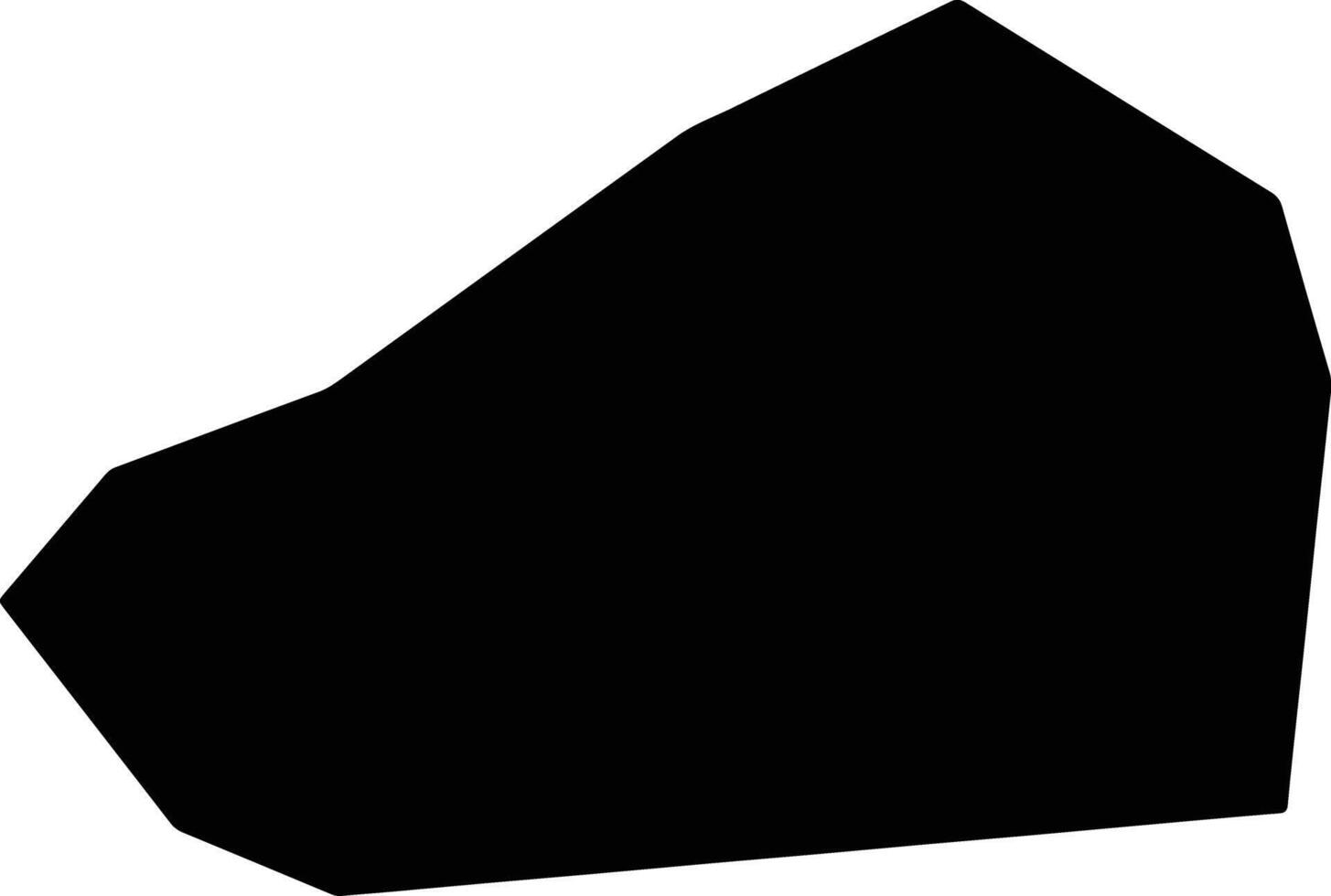 Qiananxian China silhouette map vector
