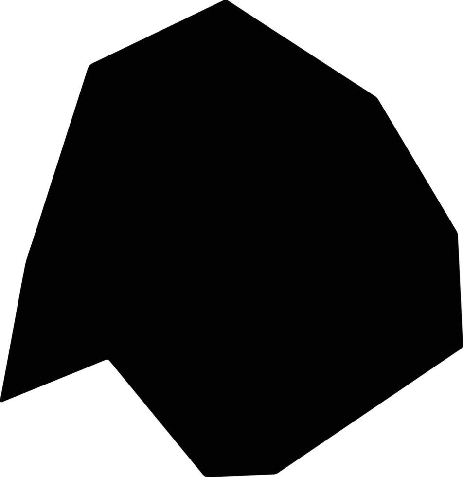Qianshanxian China silhouette map vector