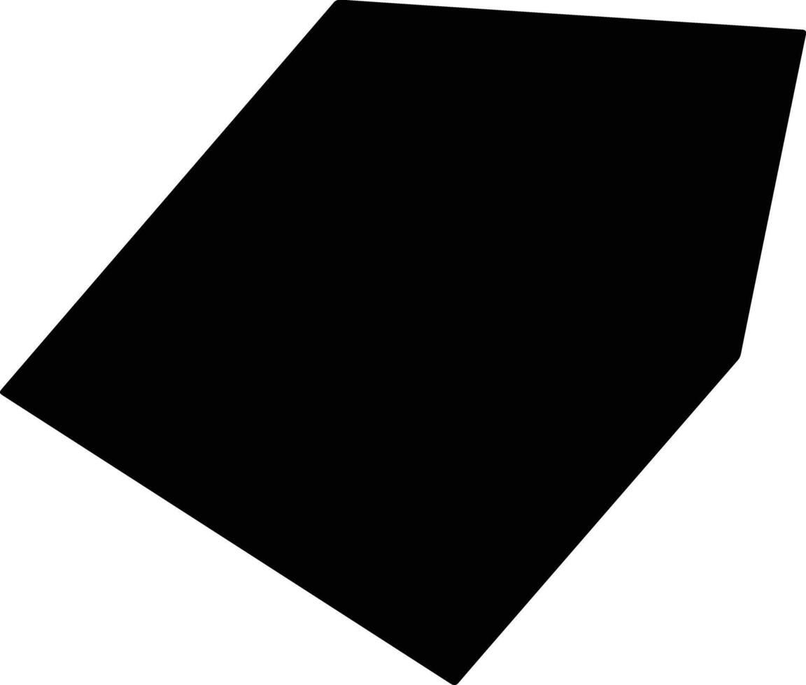 Qianyangxian China silhouette map vector