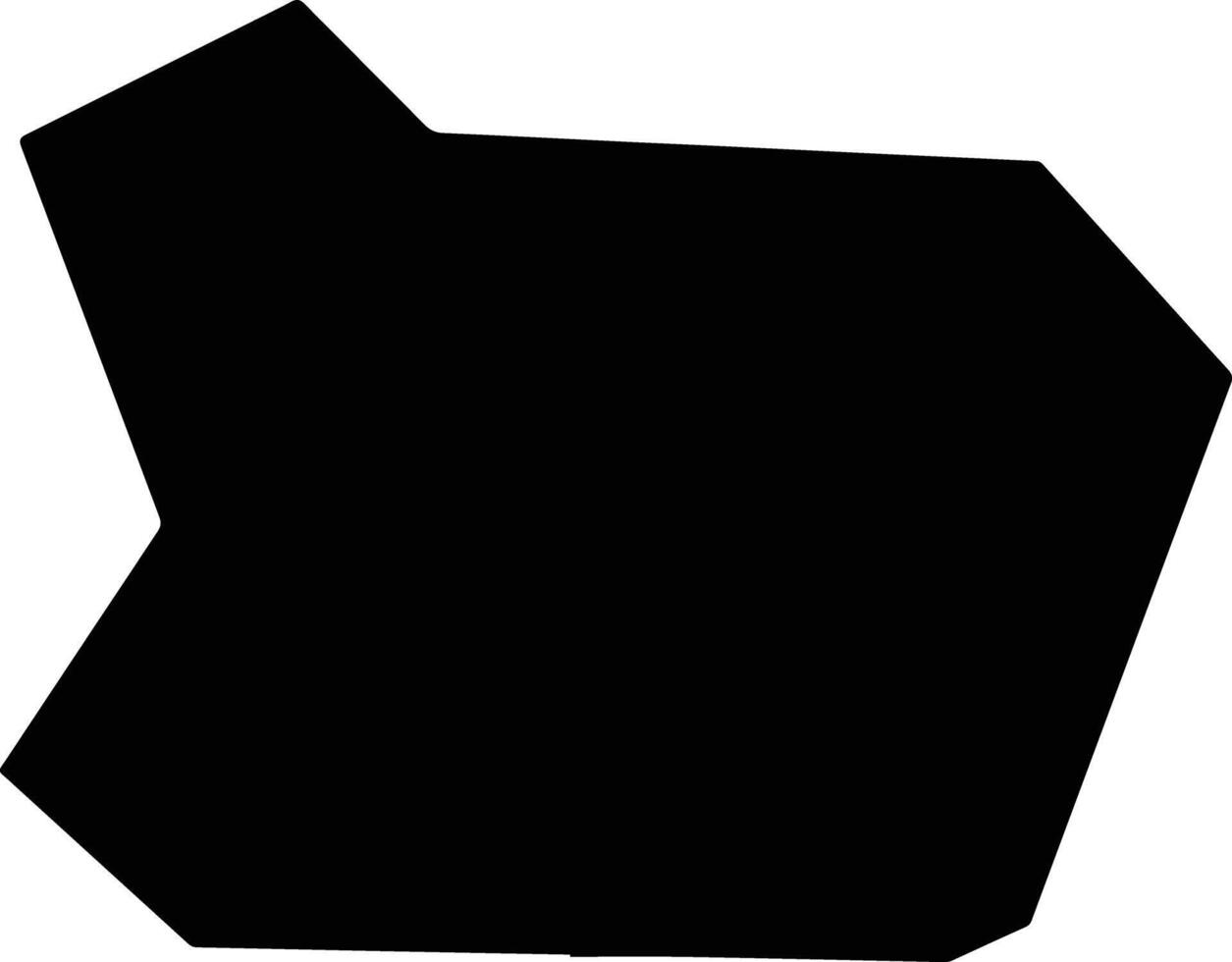 Qingshuihexian China silhouette map vector