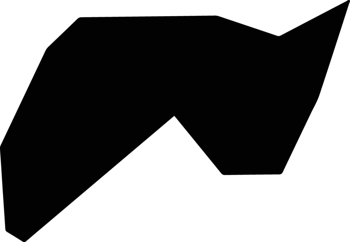 Qinshuixian China silhouette map vector