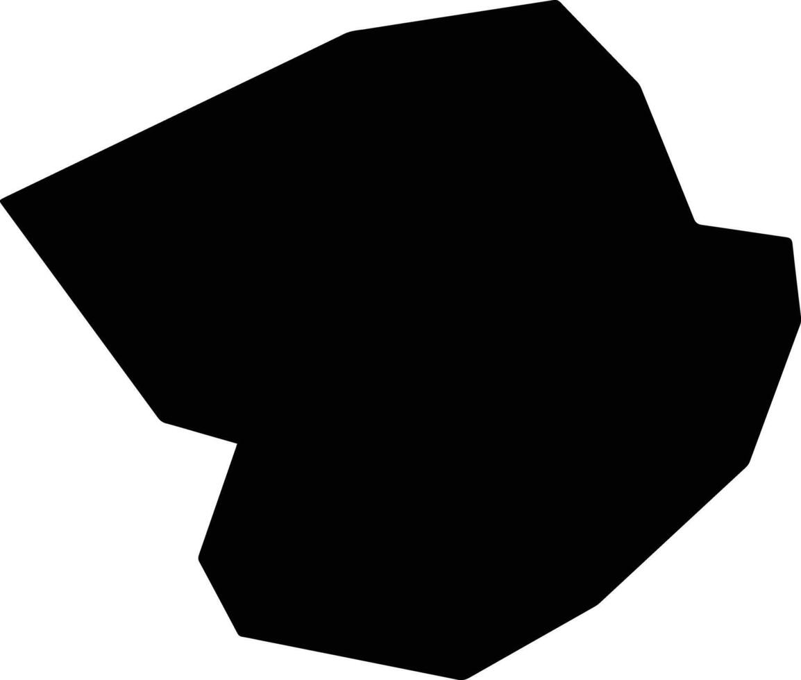 Quadra Brazil silhouette map vector