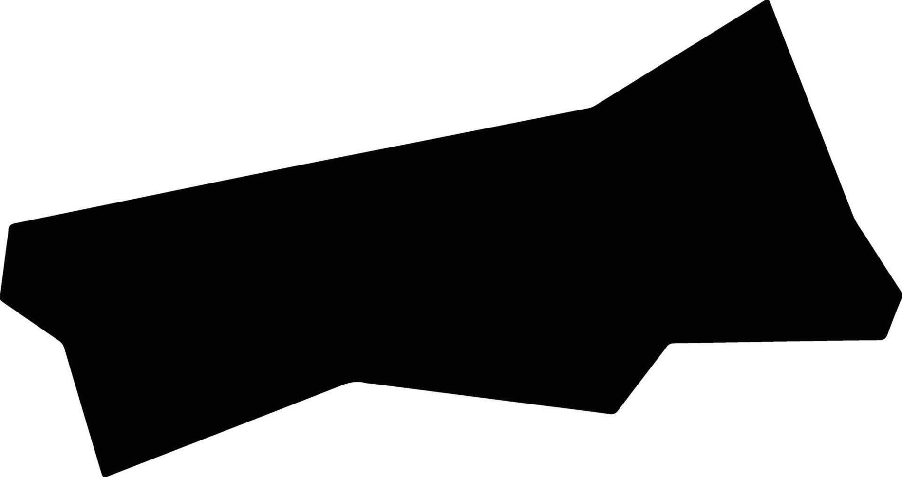 Quan 5 Vietnam silhouette map vector
