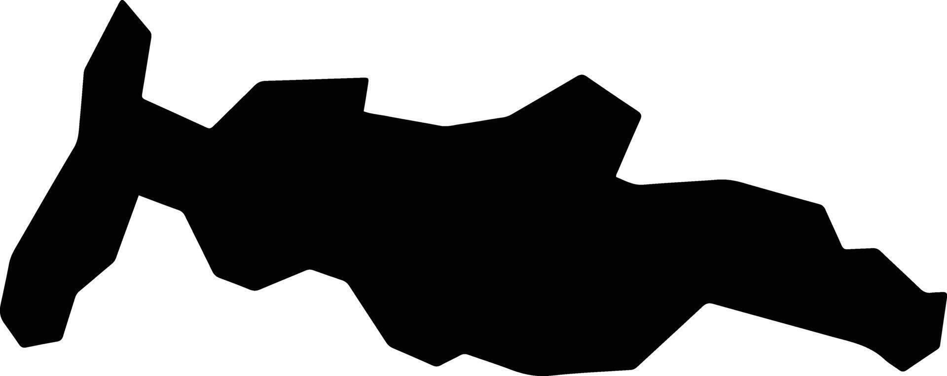 Quartel Geral Brazil silhouette map vector