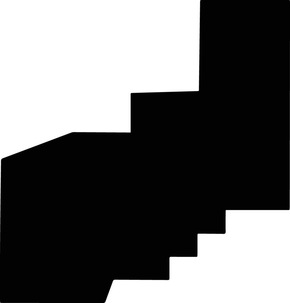 Quay United States silhouette map vector