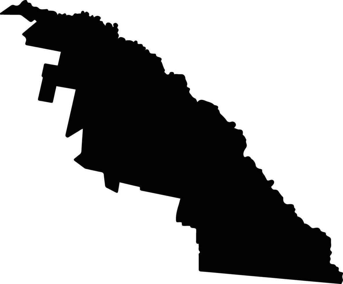 Quebrachos Argentina silhouette map vector