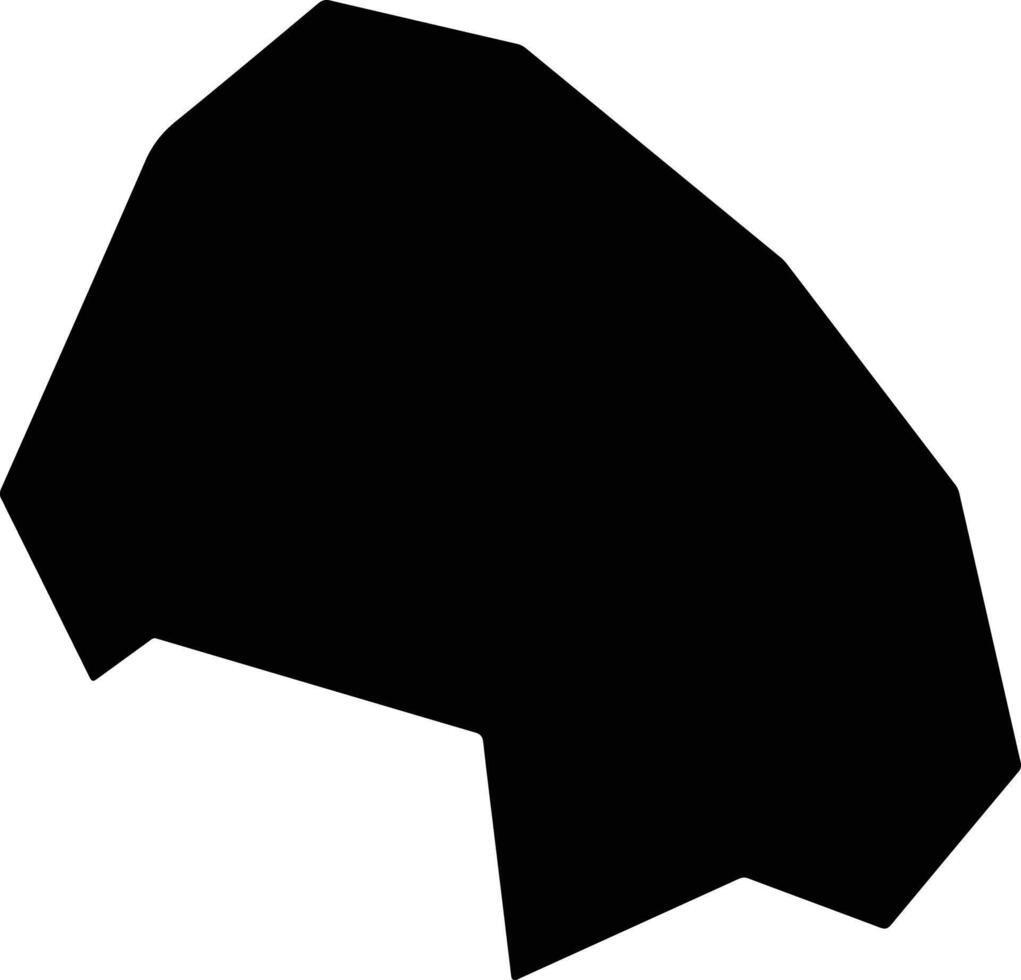 Queluzito Brazil silhouette map vector