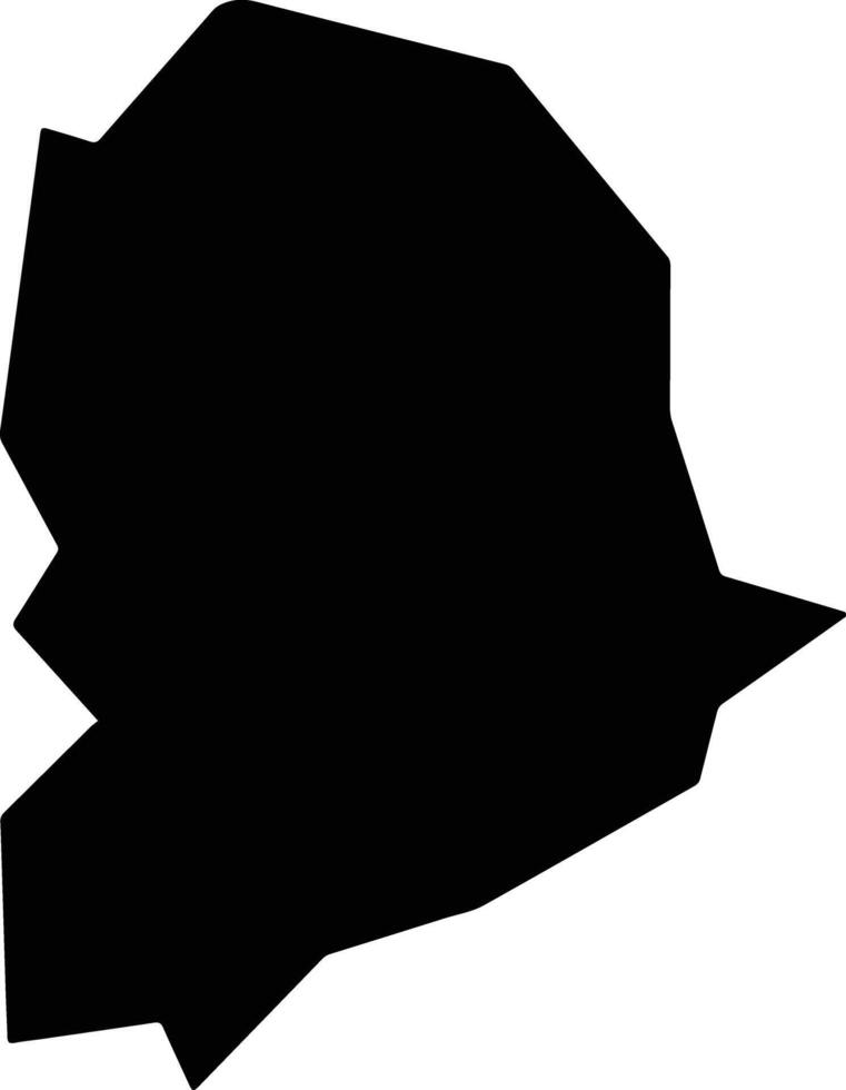 Queluz Brazil silhouette map vector