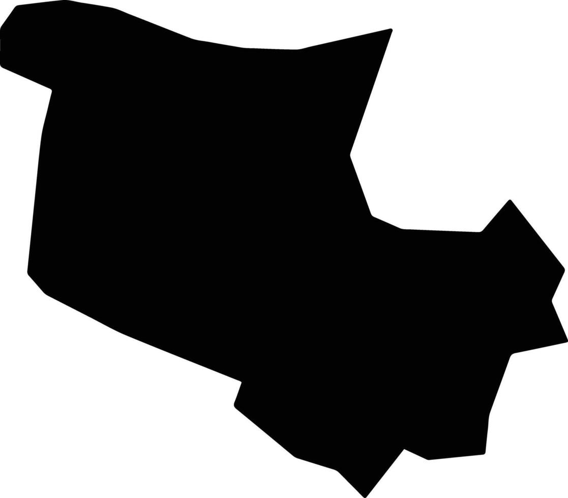 Quesada Guatemala silhouette map vector