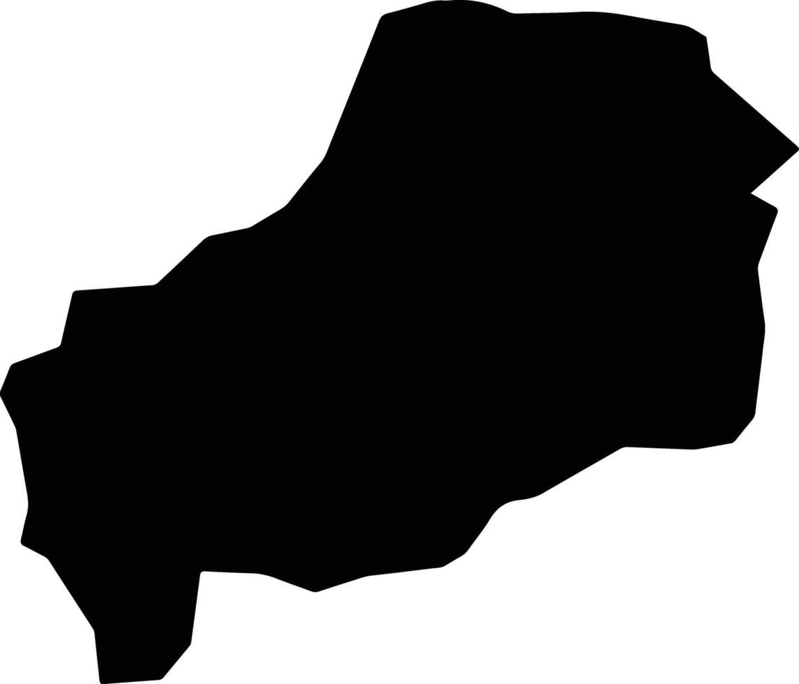 Quezaltepeque Guatemala silhouette map vector