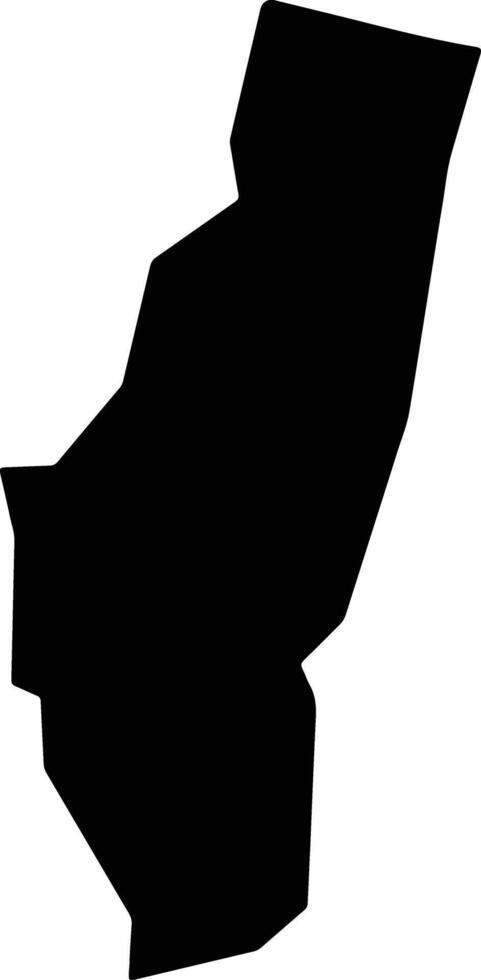 Quezaltepeque El Salvador silhouette map vector