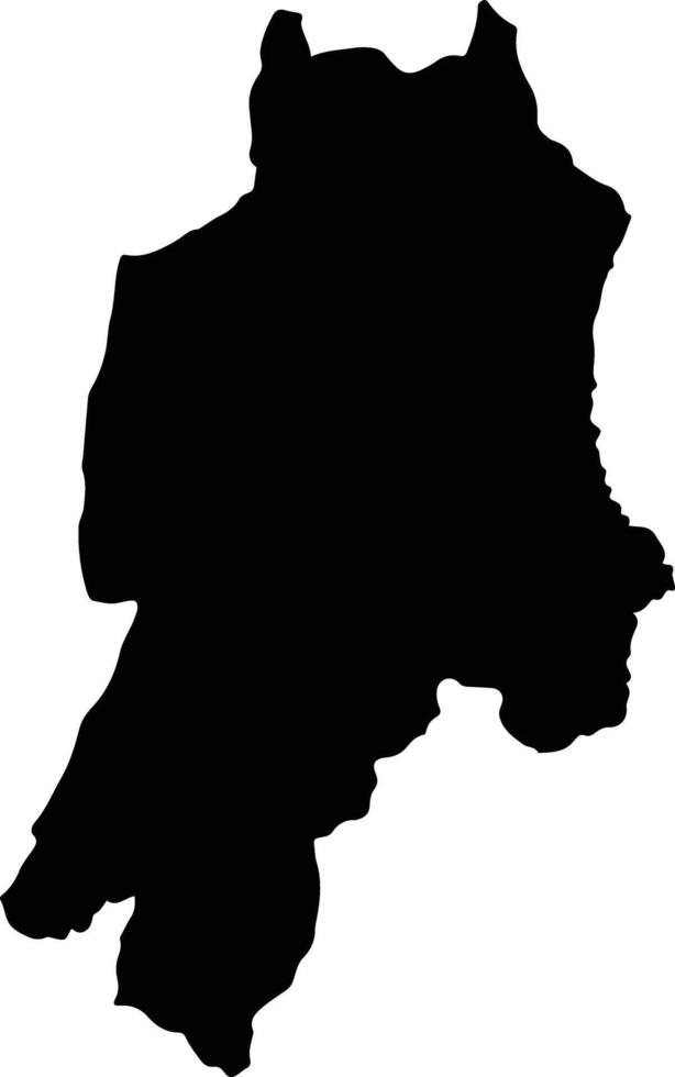Quipile Colombia silhouette map vector