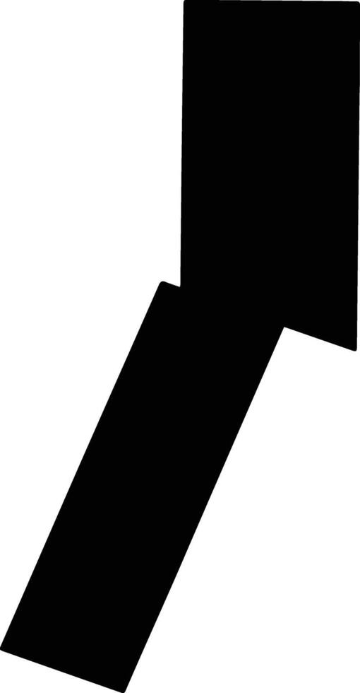 Quitilipi Argentina silhouette map vector