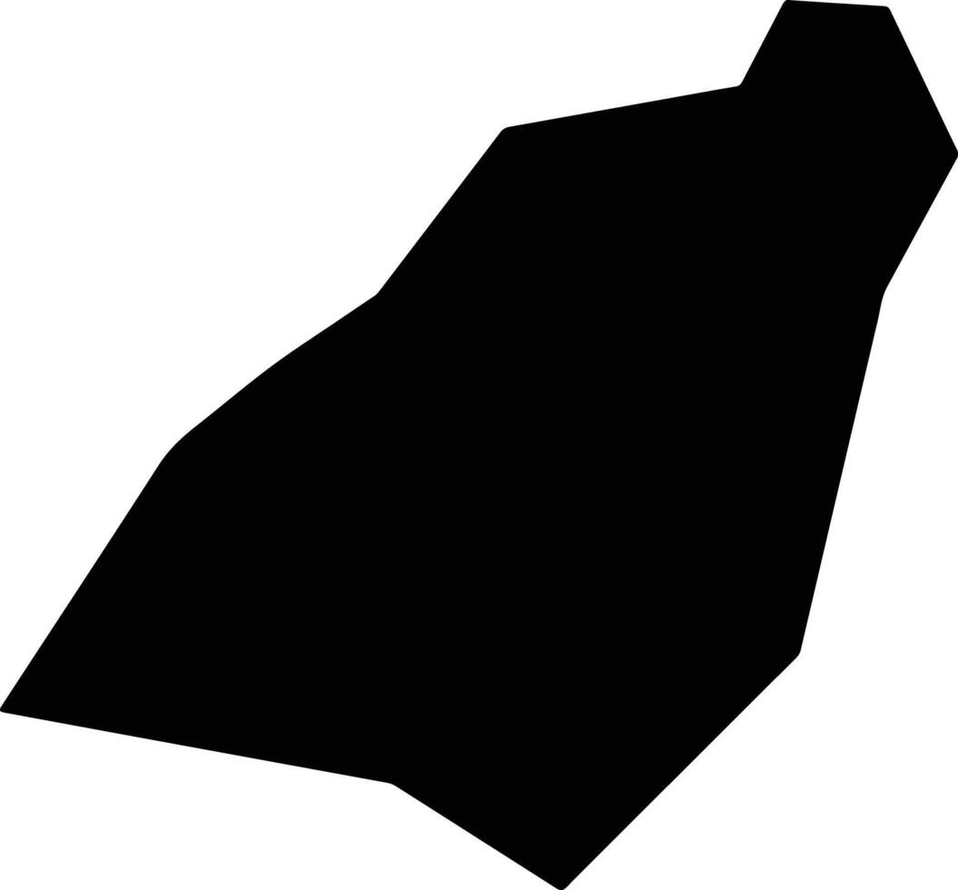 Quixaba Brazil silhouette map vector