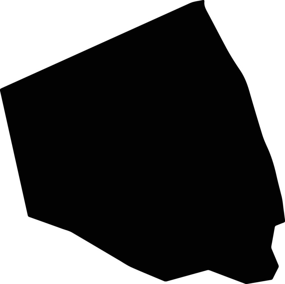 Qurghan Afghanistan silhouette map vector