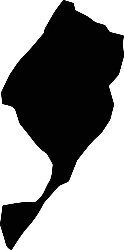 Qus Egypt silhouette map vector