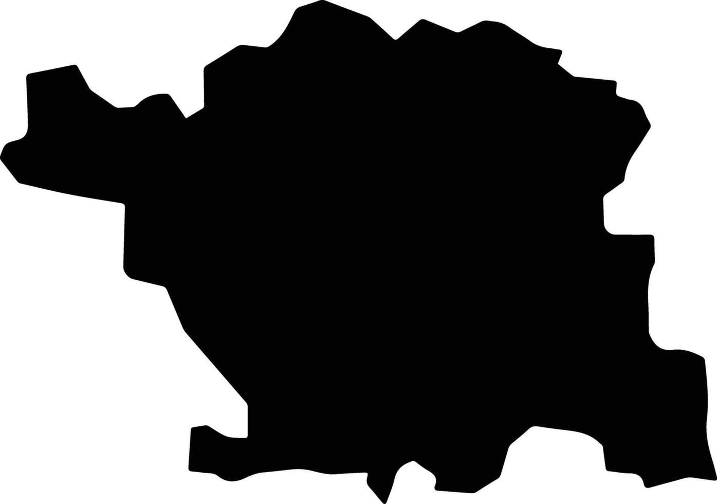 Qutur Egypt silhouette map vector