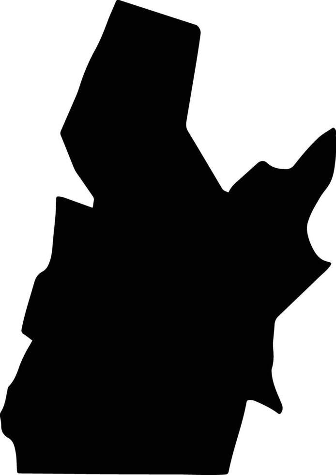 Race Course Jamaica silhouette map vector