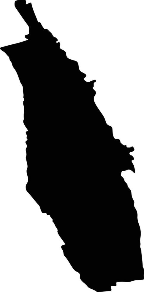 RACHITOASA Romania silhouette map vector