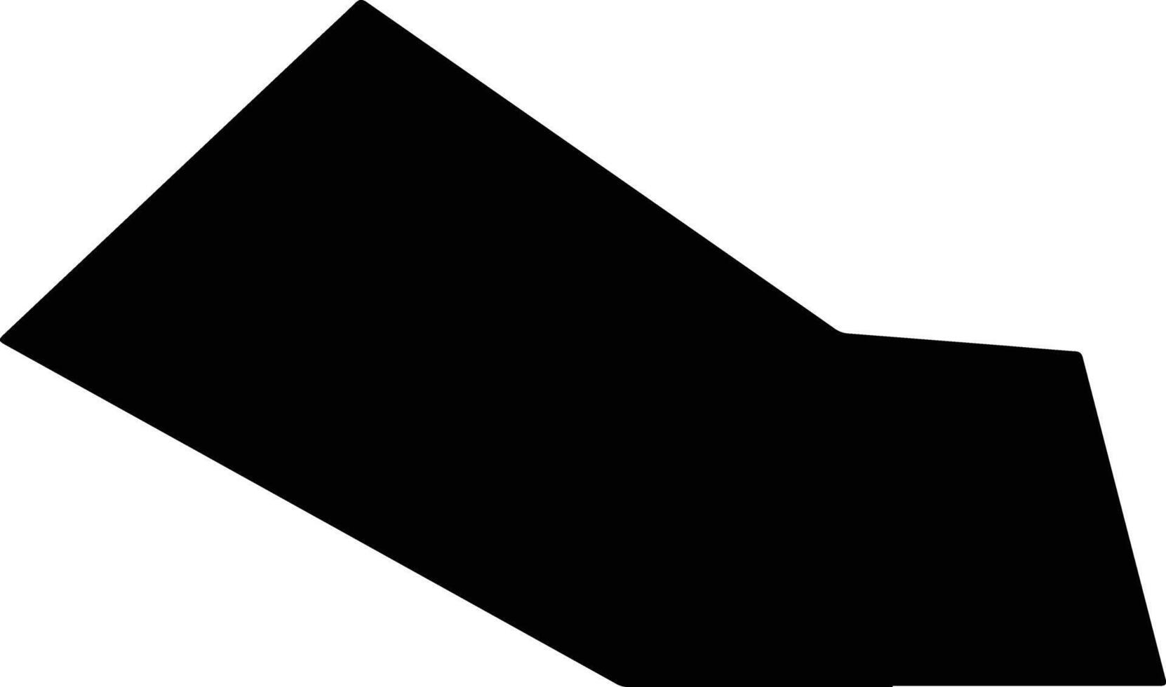 Radekhiv Ukraine silhouette map vector