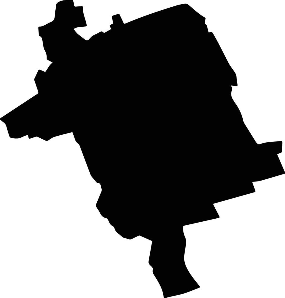 RADESTI Romania silhouette map vector