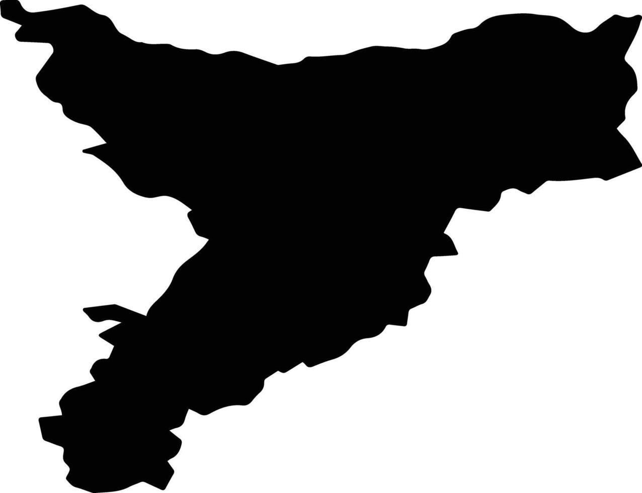 Radlje ob Dravi Slovenia silhouette map vector