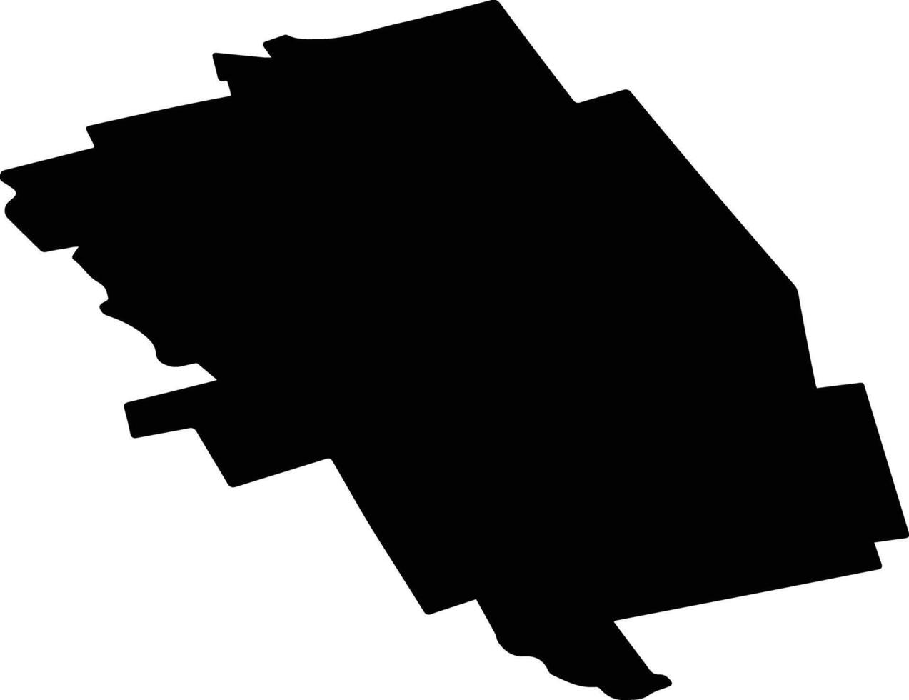 RADOMIRESTI Romania silhouette map vector